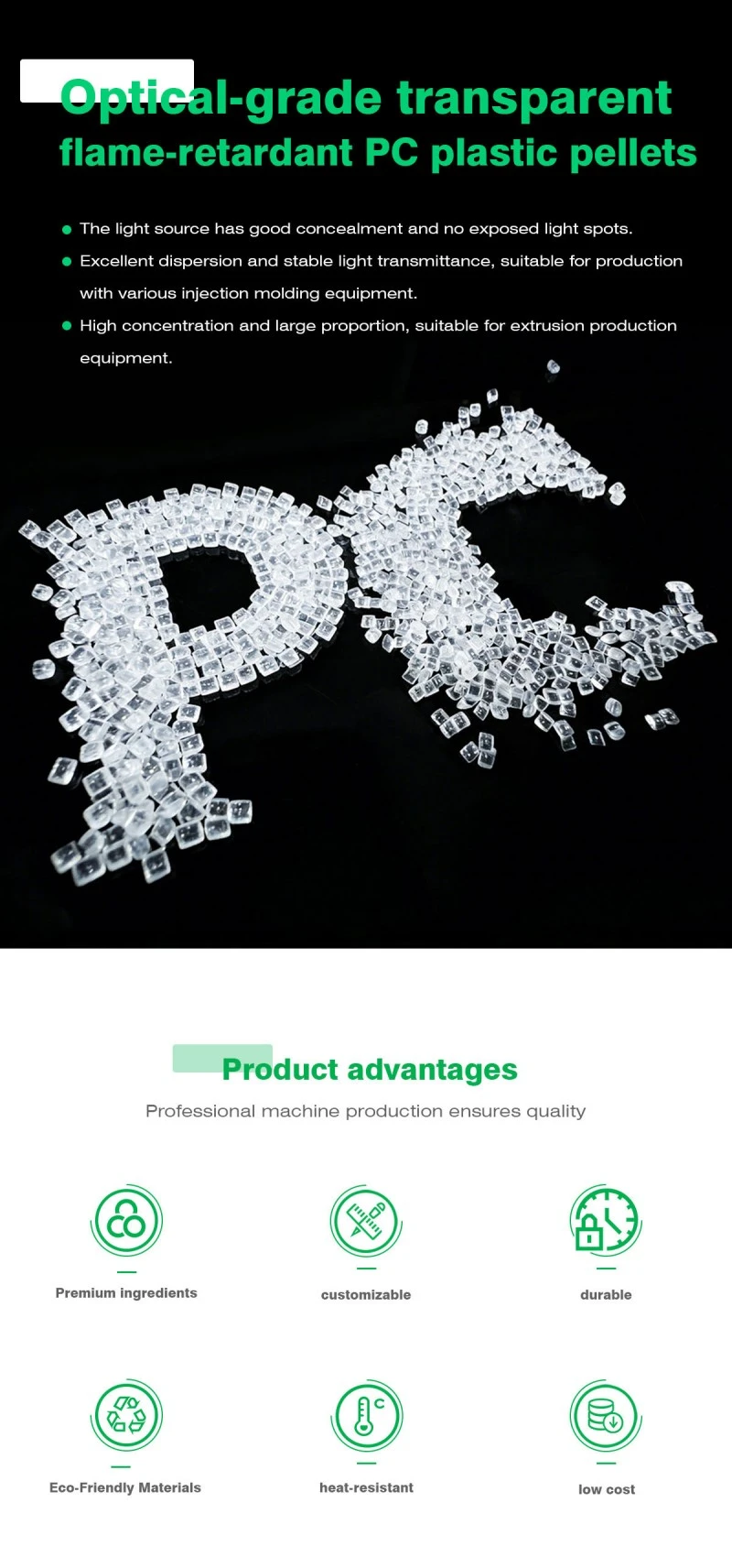 Modified PC Fireproof Material