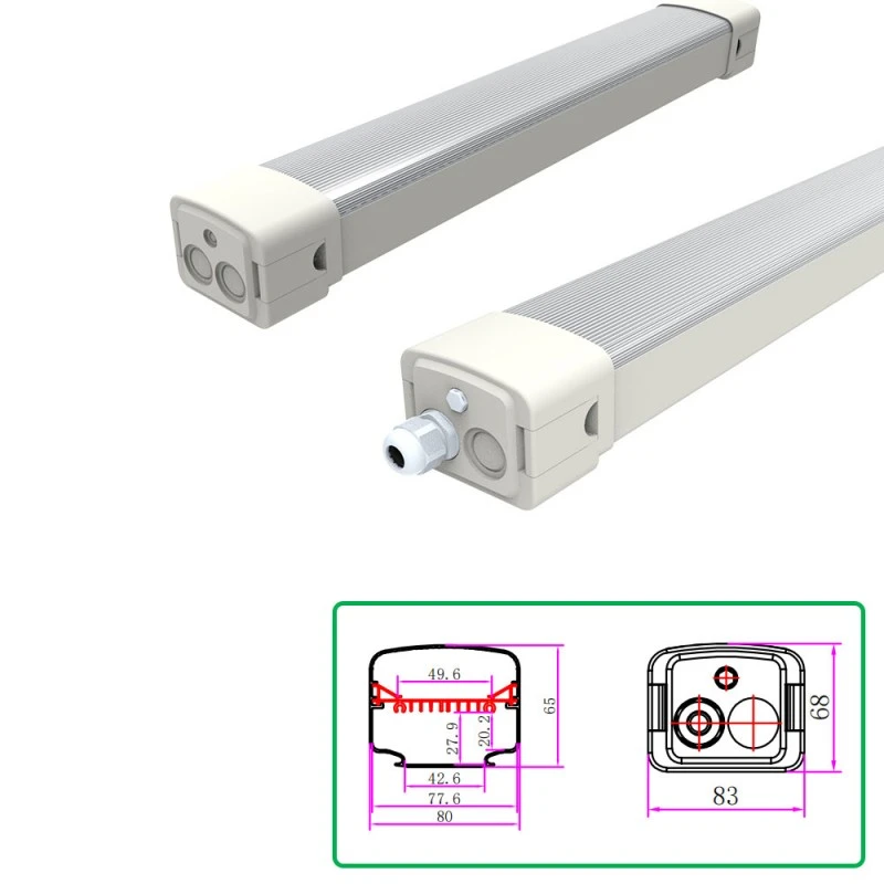 Tri-Proof Light двуцветен екструдиран корпус